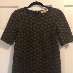 Brown and black Loft dress